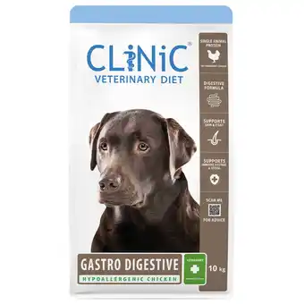 Pets Place Clinic Vd Dog Gastro Digestive - Dieethondenvoer - Kip 10 kg aanbieding