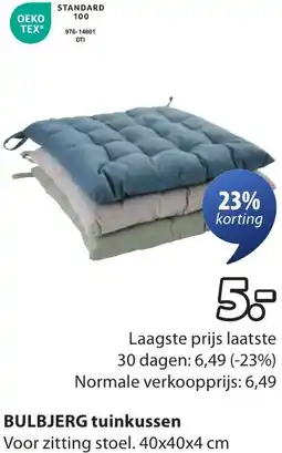 Jysk BULBJERG tuinkussen aanbieding