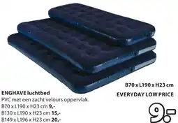 Jysk ENGHAVE luchtbed aanbieding
