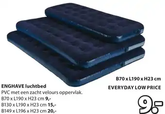 Jysk ENGHAVE luchtbed aanbieding