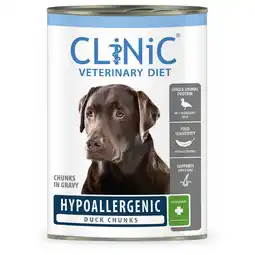 Pets Place Clinic Vd Dog Hypoallergenic Chunks - Hondendieetvoer - Eend 415 g aanbieding