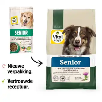 Pets Place Vitalstyle Senior - Hondenbrokken - 12 kg aanbieding