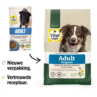 Pets Place Vitalstyle Adult Original - Hondenbrokken - 12 kg aanbieding