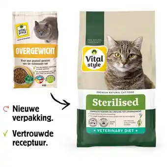 Pets Place Vitalstyle Sterilised - Kattenbrokken - 1.5 kg aanbieding