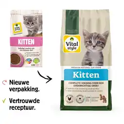 Pets Place Vitalstyle Kitten - Kattenbrokken - 1.5 kg aanbieding