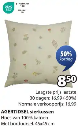 Jysk AGERTIDSEL sierkussen aanbieding