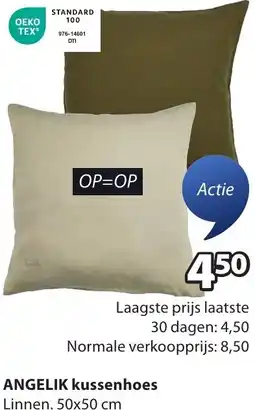 Jysk ANGELIK kussenhoes aanbieding