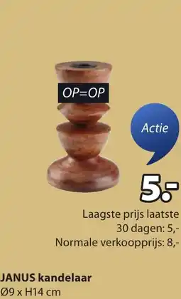 Jysk JANUS kandelaar aanbieding