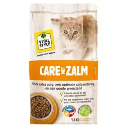 Pets Place Vitalstyle Care - Kattenvoer - Zalm 1.5 kg aanbieding