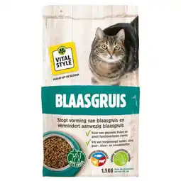 Pets Place Vitalstyle Blaasgruis - Kattenvoer - 1.5 kg aanbieding