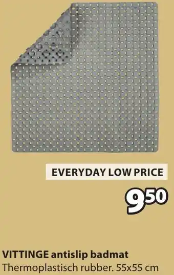 Jysk VITTINGE antislip badmat aanbieding