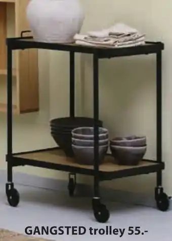 Jysk GANGSTED trolley aanbieding