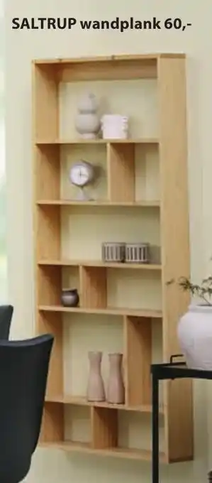 Jysk SALTRUP wandplank aanbieding