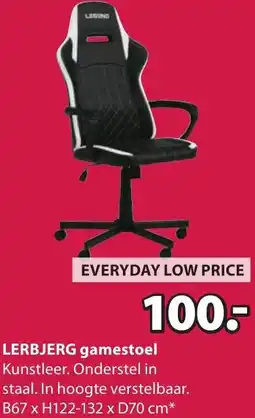 Jysk LERBJERG gamestoel aanbieding