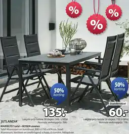 Jysk MARIELYST tafel aanbieding
