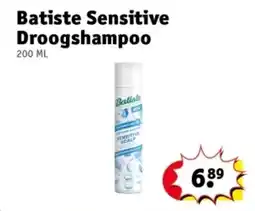 Kruidvat Batiste Sensitive Droogshampoo aanbieding
