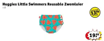 Kruidvat Huggies Little Swimmers Reusable Zwemluier aanbieding