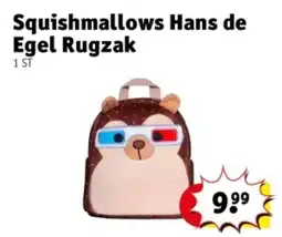 Kruidvat Squishmallows Hans de Egel Rugzak aanbieding
