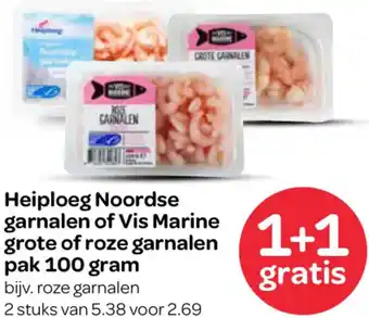 Spar Heiploeg Noordse garnalen of Vis Marine grote of roze garnalen aanbieding