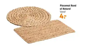 Kwantum Placemat naturel aanbieding