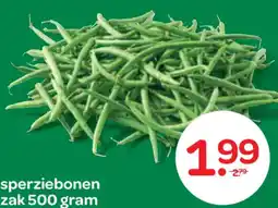 Spar Sperziebonen aanbieding