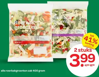 Spar Alle roerbakgroenten aanbieding