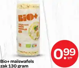 Spar Bio+ maïswafels aanbieding