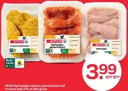 Spar SPAR kiphaasjes naturel, gemarineerd of krokant aanbieding