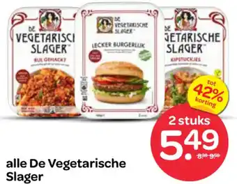 Spar Alle De Vegetarische Slager aanbieding