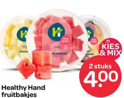 Spar Healthy Hand fruitbakjes aanbieding