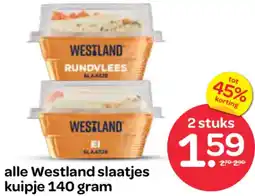 Spar Alle Westland slaatjes aanbieding