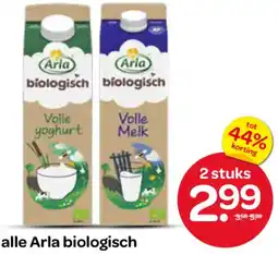 Spar Alle Arla biologisch aanbieding