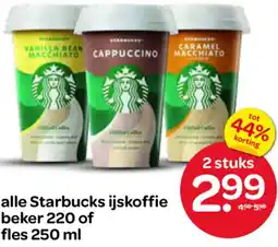 Spar Alle Starbucks ijskoffie aanbieding