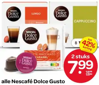 Spar Alle Nescafé Dolce Gusto aanbieding