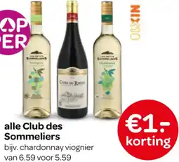 Spar Alle Club des Sommeliers aanbieding