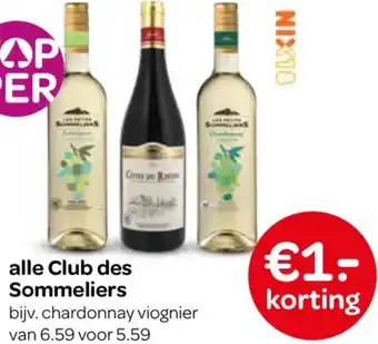 Spar Alle Club des Sommeliers aanbieding