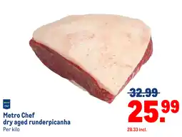 Makro Metro Chef dry aged runderpicanha aanbieding