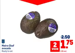Makro Metro Chef avocado aanbieding