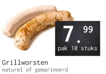 Naanhof Grillworsten naturel of gemarineerd aanbieding