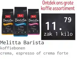 Naanhof Melitta Barista aanbieding
