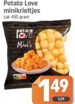 Dagwinkel Potato Love minikrieltjes aanbieding
