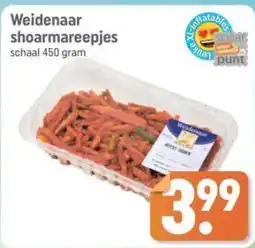Dagwinkel Weidenaar shoarmareepjes aanbieding