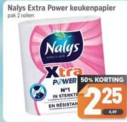 Dagwinkel Nalys Extra Power keukenpapier aanbieding