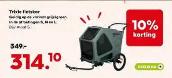 Pets Place Trixie fietskar aanbieding