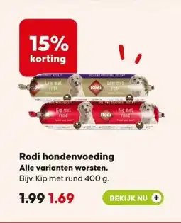 Pets Place Rodi hondenvoeding aanbieding