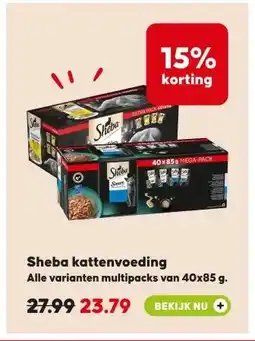Pets Place Sheba kattenvoeding aanbieding