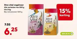 Pets Place Xtra vital vogelvoer aanbieding