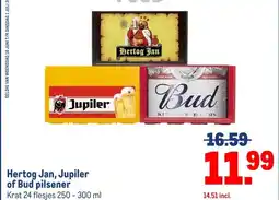 Makro Hertog Jan, Jupiler of Bud pilsener aanbieding