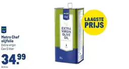 Makro Metro Chef olijfolie aanbieding