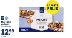 Makro Metro Chef partymix aanbieding